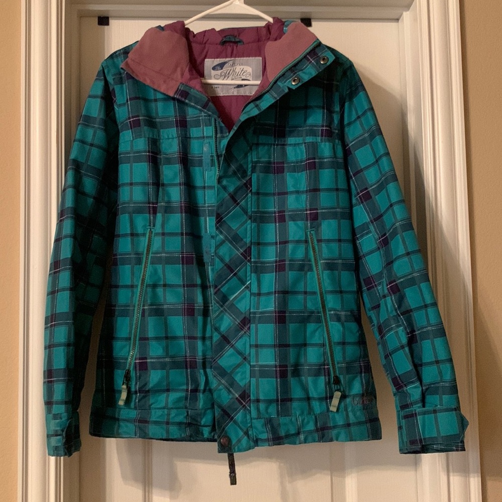 Burton- dry ride The white collection Snowboarding jacket size xs